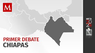 Primer debate por la gubernatura de Chiapas