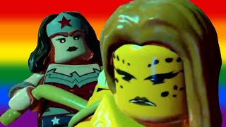 wonder woman and cheetah being gay for 2 minutes straight