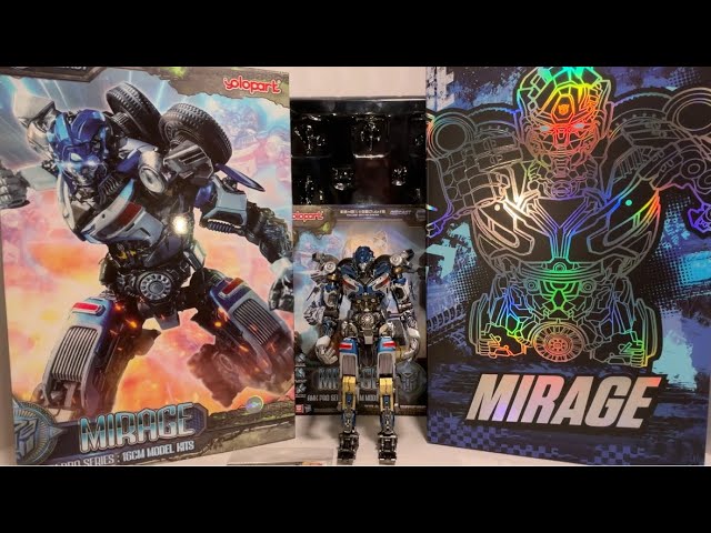 Stunning transformers rise of the beasts Mirage figure review