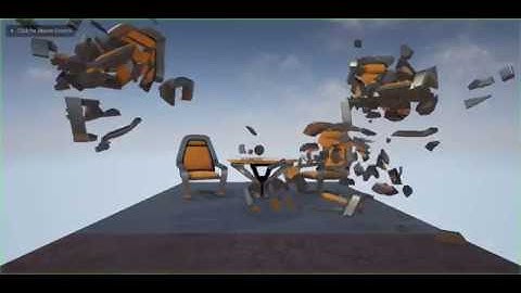 Unreal Engine Destructible Radial Force Test