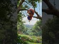 The Parachuting Squirrel #Cute #Fantasy #Joyful #PixarStyle #AnimalShort #Creative #Adventure