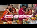 Baby Shower In Canada 🇨🇦 | Indian God Bharai In Canada | Royal Indian Baby Shower 👑🌸 | Canada Vlog