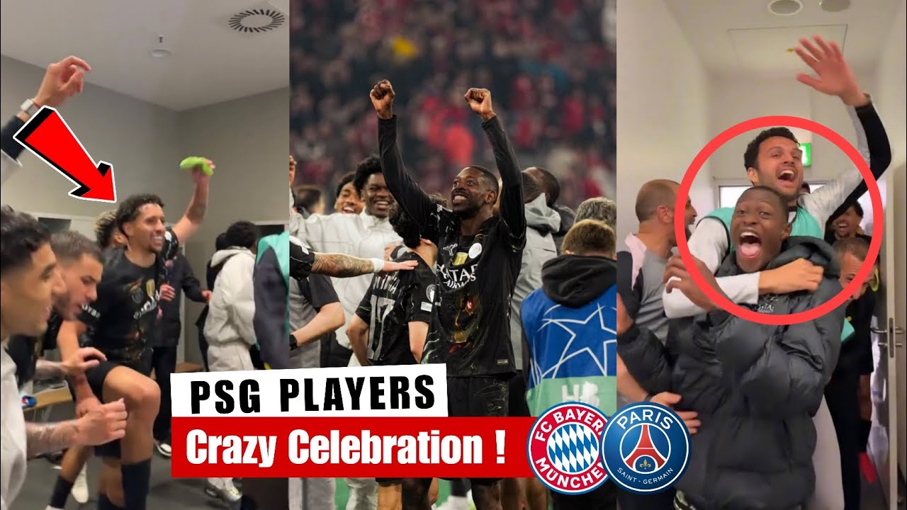 PSG Players & Fans Crazy Celebrations After Reaching The Champions