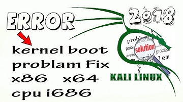 Vmware workstation open kaili linux show error unable to kernel boot x86 x64 problem? Urdu/Hindi✓