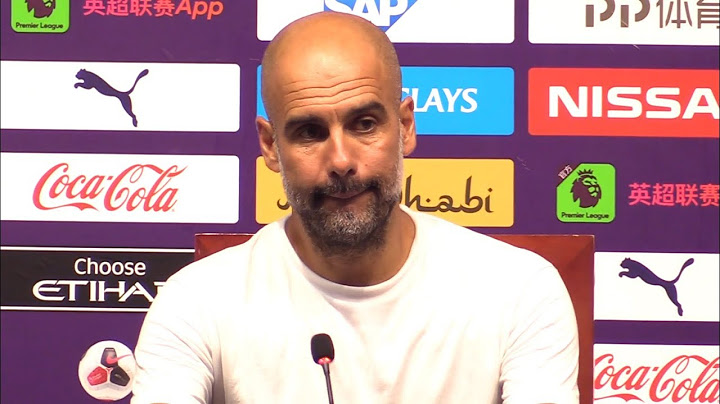 Man City 4-1 West Ham - Pep Guardiola Post Match Press Conference - Premier League Asia Trophy