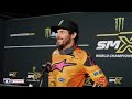 Anaheim 2 Supercross Media Interviews: Mosiman, DiFrancesco, Tomac, Lawrence, Sexton and more.