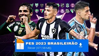 NOVO PES 2023 PPSSPP BRASILEIRÃO