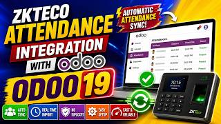 Odoo 19 Attendance Integration | ZKTeco Machine Setup screenshot 5