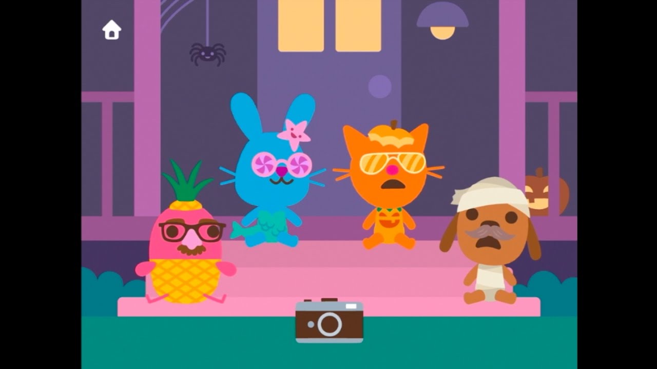 Sago Mini Babies Dress Up Part 2: Halloween Dress Up - iPad app demo for kids - Ellie