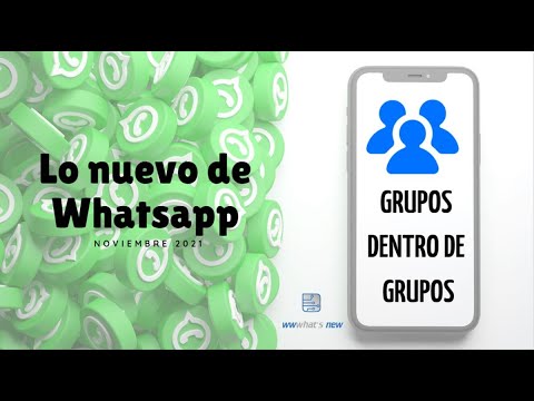 Whatsapp Comunidades, para crear grupos dentro de grupos