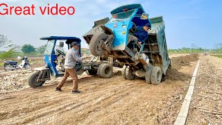 Tuổi trẻ tài cao lái công nông chở cát cực siêu | Máy xúc múc cát ô tô tải cát | excavator loading by HIẾU CÔNG NÔNG 5,369 views 3 weeks ago 14 minutes, 15 seconds
