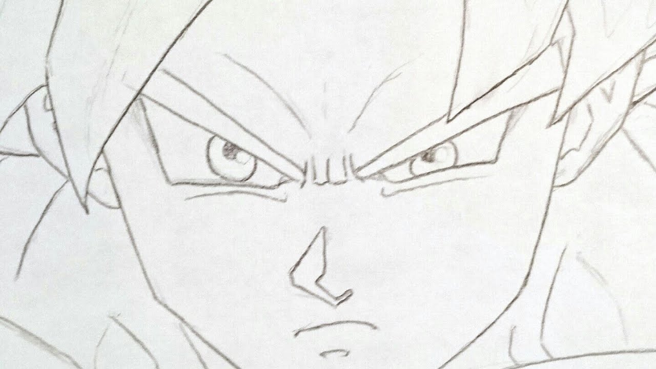 ドラゴンボール超 身勝手の極意 描きました 模写 Youtube