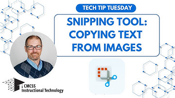 Snipping Tool: Copy Text from Images