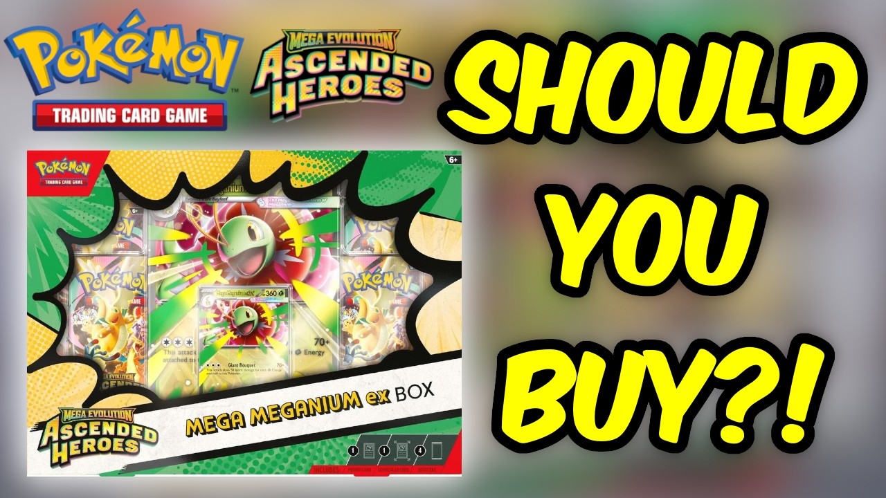 SHOULD YOU BUY?! Pokémon TCG: Ascended Heroes Mega Meganium EX Box
