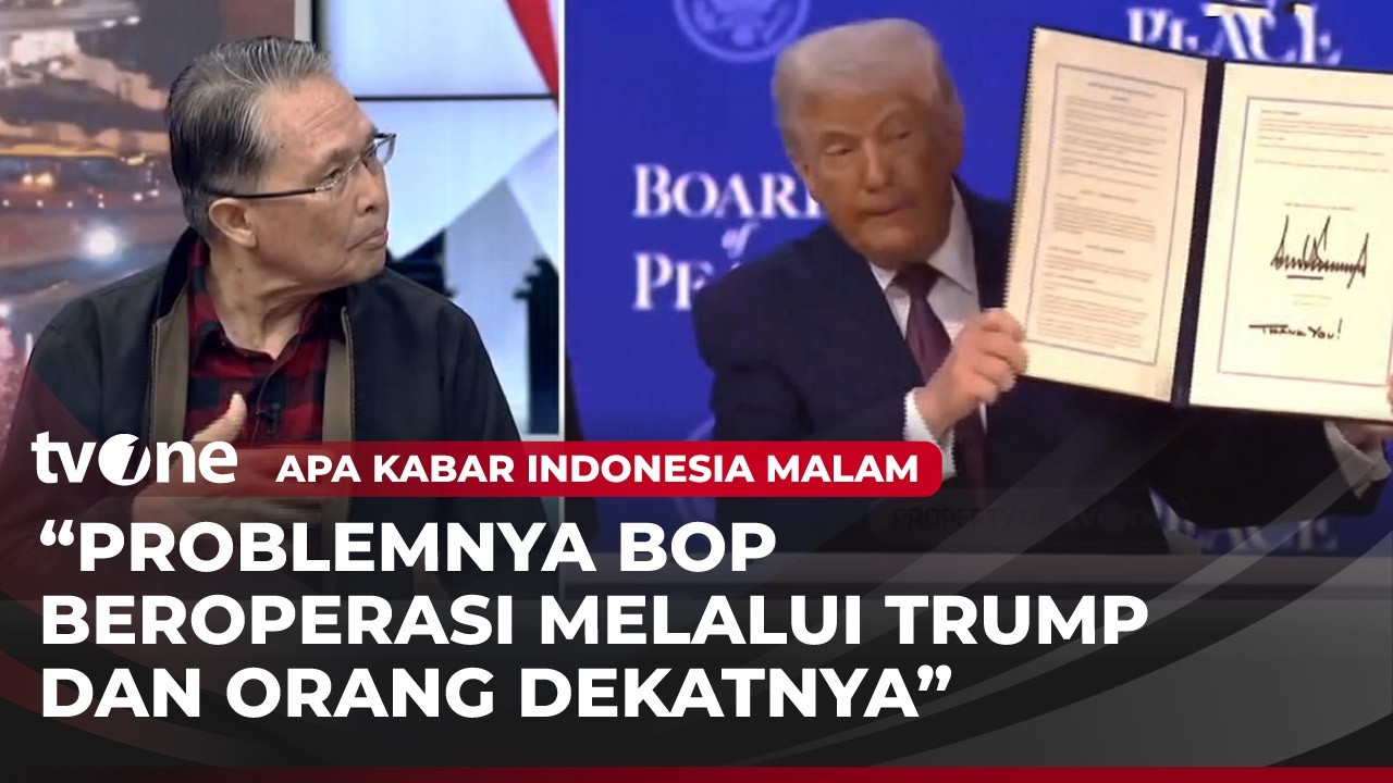 Nasir Tamara Soal Iuran Board of Peace: Buat Banyak Negara Kecil Uang Itu | AKIM tvOne