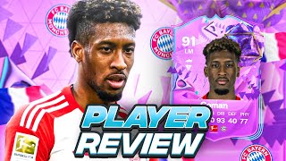 5⭐5⭐ 91 ULTIMATE BIRTHDAY COMAN SBC PLAYER REVIEW | FC 24 Ultimate Team