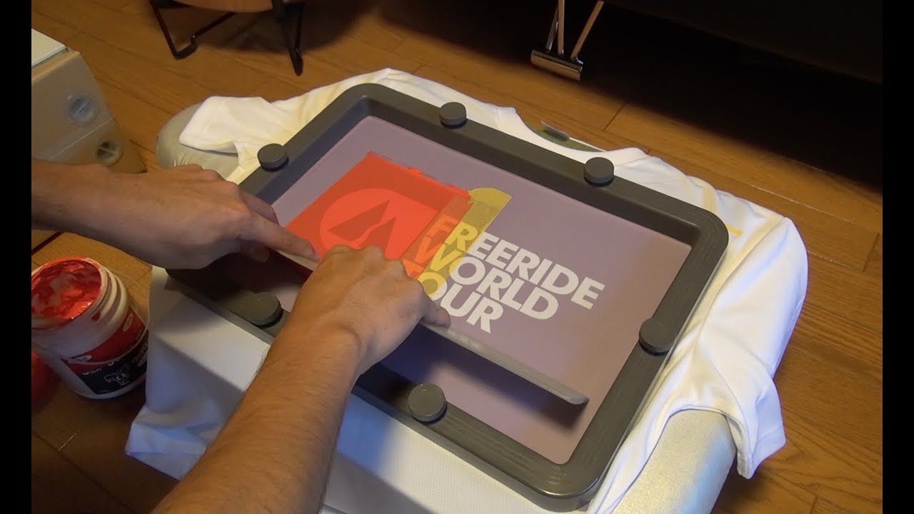 シルクスクリーン印刷でTシャツを作る | Screen Printing | T-Shirt | DIY