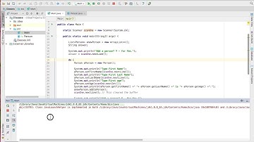 Java: List and Scanner practice