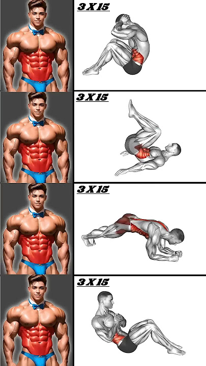 4 best ab exercises for a solid six-pack شکمتو تخت کن🔥💪 🔥'#fitness#bodybuilding#sixpack #shorts