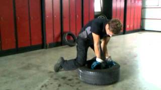 Marco de autobanden opvouwer