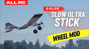 Awesome easy flyer! E-Flite SlowUltraStick with Big Wheels