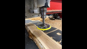 Live Edge Slab Sanding CNCSandingtools Free running floating sanding Tool
