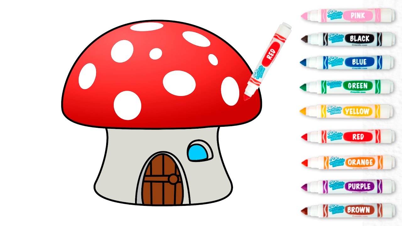 Featured image of post Mushroom House Drawing For Kids Are you searching for mushroom house png images or vector