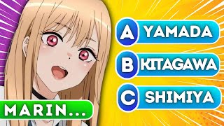 ❓ Guess 100 Anime Characters by its Surname ✨ Anime Quiz