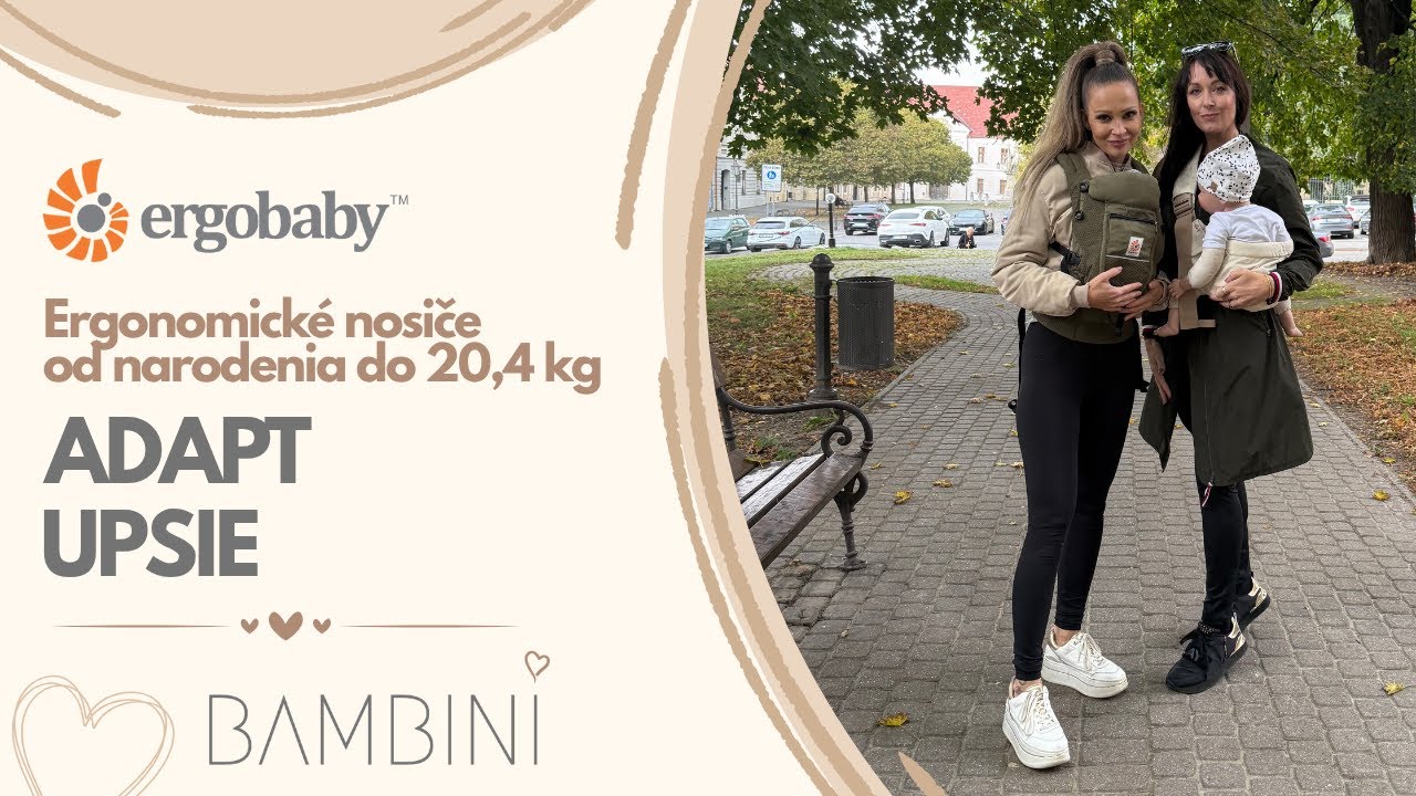 Ergonomický nosič Ergobaby ADAPT vs UPSIE