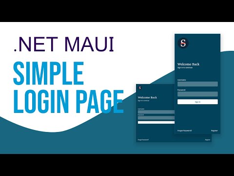 .NET MAUI - Simple Login Page | Speed UI