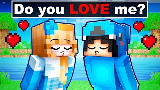 Using a LIE DETECTOR on my Crush in Minecraft!