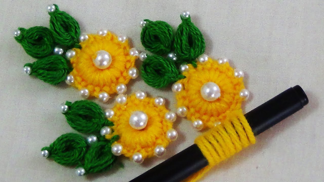 Hand Embroidery: Flower Embroidery