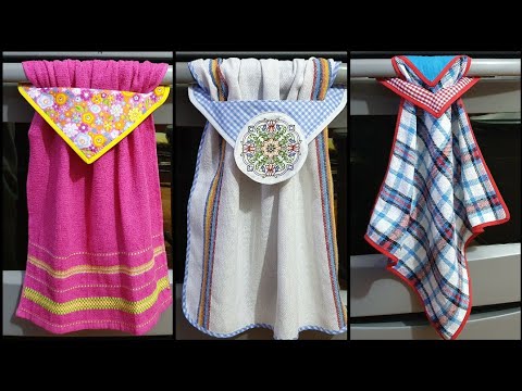 Cómo hacer toallas de cocina bonitas,fáciles de coser/Para su casa, para  regalar o vender/DIY 