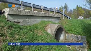 Za Šternberkem Začne Oprava Propustků, Jeďte Místem Opatrně