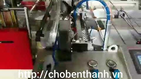 Máy cắt túi ni lông tự động !