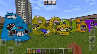 New Lowercase Monster Baby Alphabet Lore Nextbots in Minecraft PE | MCPE Mod