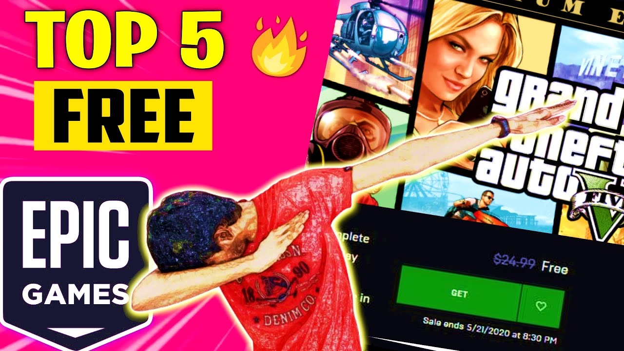 TOP 5 FREE GAMES ON EPIC GAMES 2020 CLAIM NOW LIFETIME HURRY UP