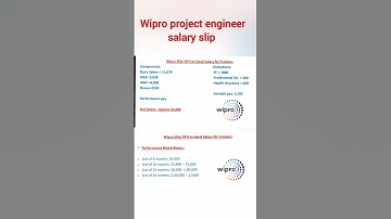 Wipro Project Engineer Salary Slip 2025 💼💰 | In-hand Salary + Bonus Details#wipro #job #tcs #nqt