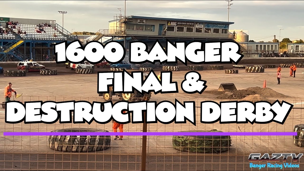 1600cc Banger Final & Destruction Derby (27.7.24 Kings Lynn) - YouTube