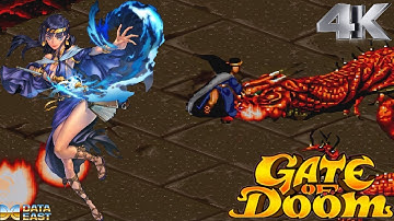 Gate Of Doom - Wizard [Arcade / 1990] 4K 60FPS