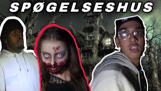 BESØGER HORROR HOUSE MED CHAMPANGOO!!