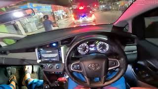 POV Drive Innova Reborn G MT 2022 di Malam hari Sambil Praktek Mengemudi