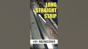 Rolling Shutter Strip Making Machine Model 9 Rolls Box Design || Customer Side Production Video