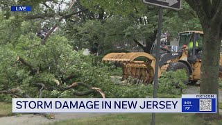 Summer thunderstorm left striking damage in NJ