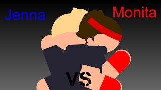 Jenna vs Monita | JJK OC Animation Test