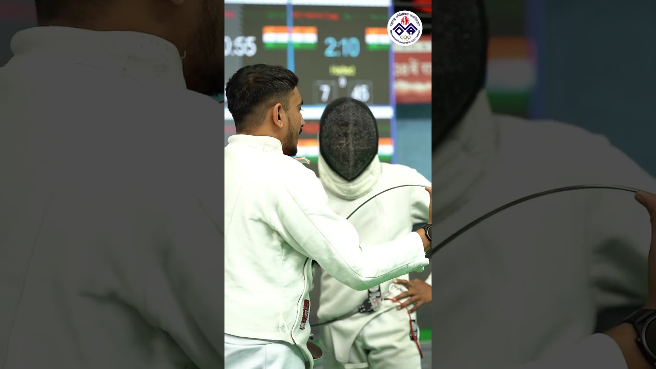 Maharashtra Fencers in Action! Lightning-Fast Moves at National Games 2025! 