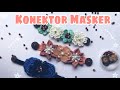 (SUB) Cara membuat Konektor Masker Hias | DIY Mask Connector | Face Mask Adapter | Flower Ear Guard