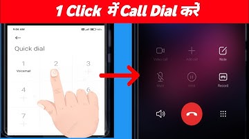 How To Set Speed Dial On Mobile | Quick Dial Call kaise on kare | Quick dial se call kaise kare