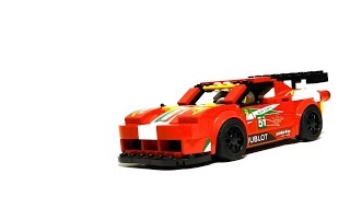 Custom lego ferrari 458 italia gt2 racecar based off the speed
champions set 75908. it has been reworked to 8-wide and features
opening cockpit engine ba...