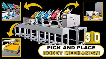 How Pick and Place Robots Work | Robotic Arm Animation | Industrial Robot Mechanism